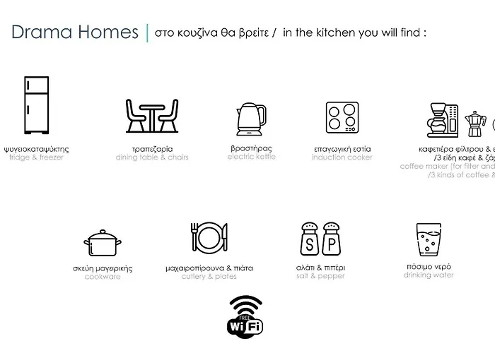 Homes Miaouli #1 アパート Dráma